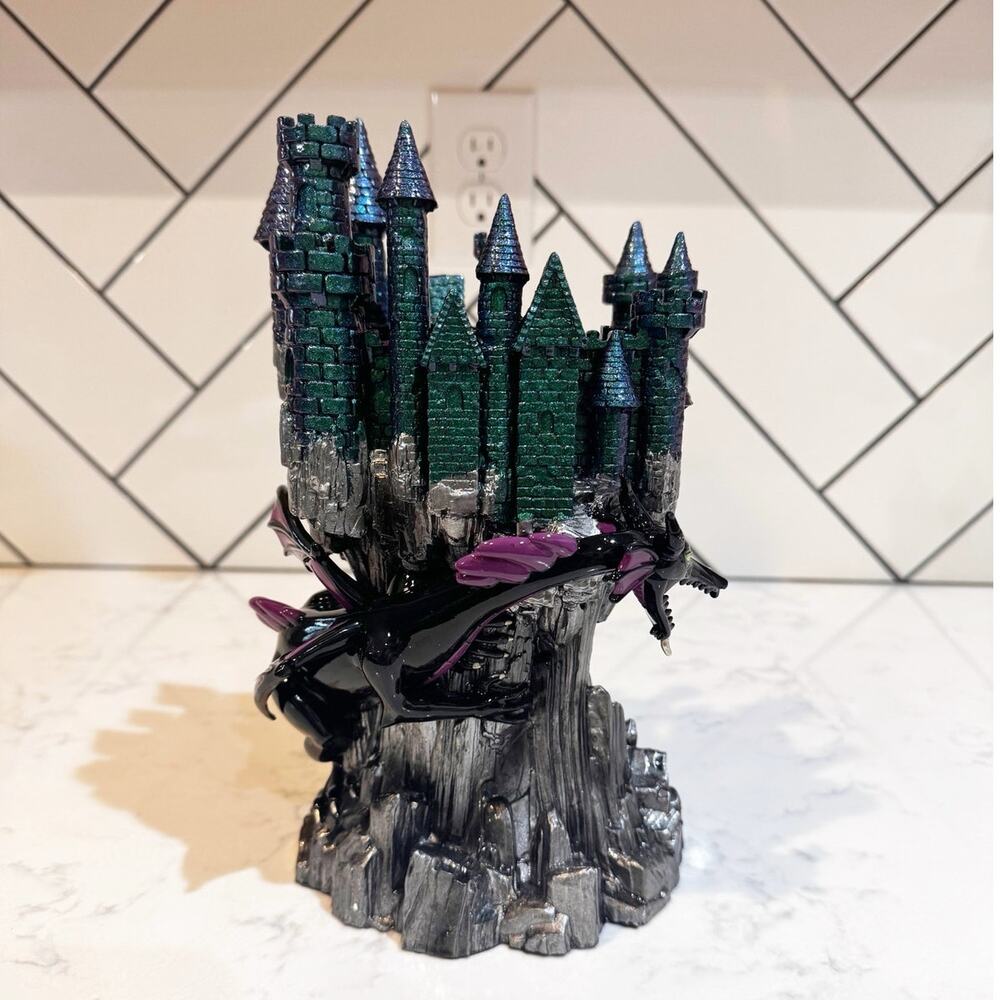 Bath & Body Works Disney Villains Maleficent Dragon Castle Candle Holder Disney